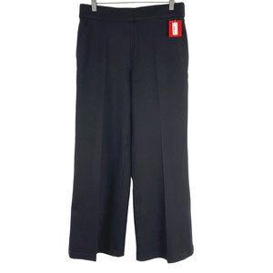 NWT!!! Spanx Perfect Pants Wide Leg Large Petite Black Solid Pull On NWT.